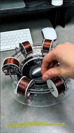 Electromagnetic Levitation Experiment Using Copper Coils | Future Technology Demonstration.