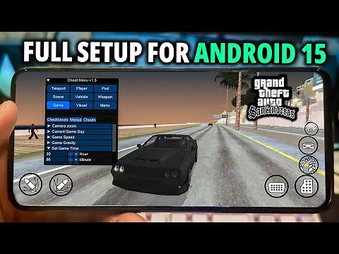 🔥 GTA SA Definitive Mod with AML APK for Android 15 | Cheat Menu & Lite GFX Tutorial!