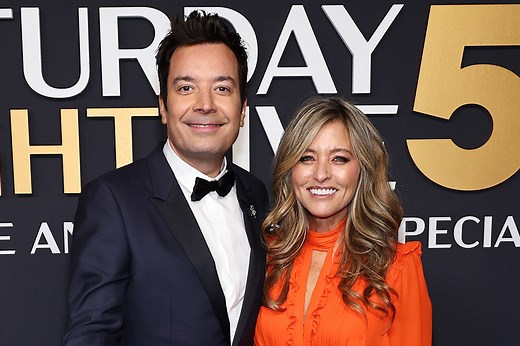 Jimmy Fallon's Golden Summer Photo with His Wife & Daughters Has a Hilarious Caption