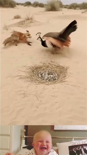Mother Peacock’s Brave Battle Against Fox 😱 | #animals #shorts #viral