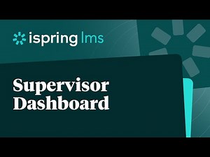 Supervisor Dashboard in iSpring Learn