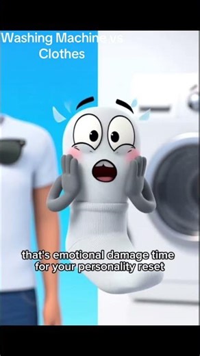 Washing machine vs cloth #WashingMachine#LaundryRoast#FunnyCartoon#3DAnimation #lifeisbutadream