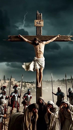 Jesus on the Cross | Dark Sky, Thunder, and Silence