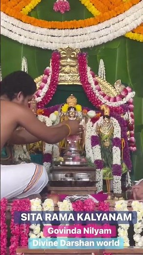 Sita Rama Kalyanam 💛 Divine Wedding of Lord Rama & Sita | Sri Rama Navami Special 🙏