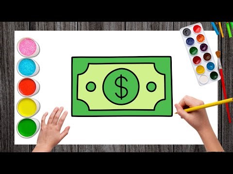 How to Draw Dollar Bill Easy | Money Drawing | Dollar Bill Drawing