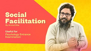 In this informative video, Dr. Arvind Otta, explains social facilitation and its importance for psychology entrance exams. Dr. Otta emphasizes the relevance of social facilitation for psychology entrance exams, as it helps answer specific questions and provides a broader understanding of how social factors influence human behavior. He highlights key points to remember about social facilitation that can improve performance in exams. This topic is important for various Psychology Entrance Exams in