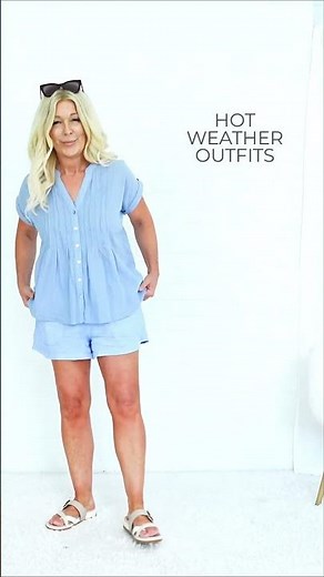 🔥 Hot Weather Outfit Ideas That Keep You Cool & Chic After 50 ☀️