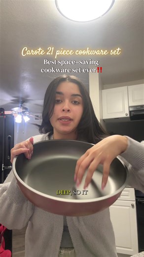 Amazing 21-Piece Space-Saving Cookware Set