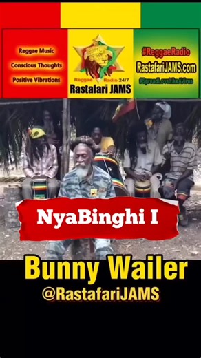 7.3K views · 4.5K reactions | Today’s #NyabinghiPonDiSabbath forwards courtesy of chanting at a Nyabinghi chant lead by the Jamaican Reggae icon @bunnywailerarchives inna Jamaica  Rest In Powa BUNNY WAILER, #Nyabinghi I 滛滛❤️ #bunnywailer #rastafari #jamaica #rastafarijams #reggaeradio #reggae #spreadlovelikevirus | Rastafari Jams | Facebook