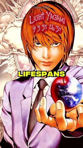 Lifespans in Death Note #anime #deathnote #foryou #tiktok | Death Note Anime