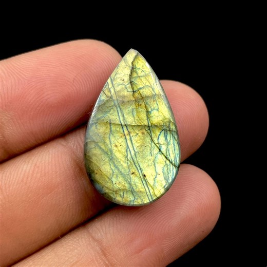 Yellow Golden Flash Labradorite Cabochon,pear Size (28x18x6 MM….28 CTS)….CML-46 - Etsy