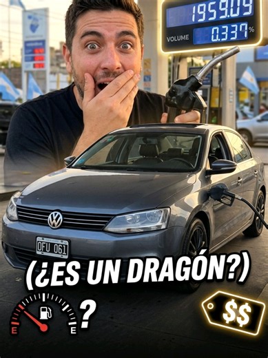 El vento 2.5 gasta mucho? Mito o realidad?😳🤔 #vento #nafta #jetta #volkswagen #vwvento