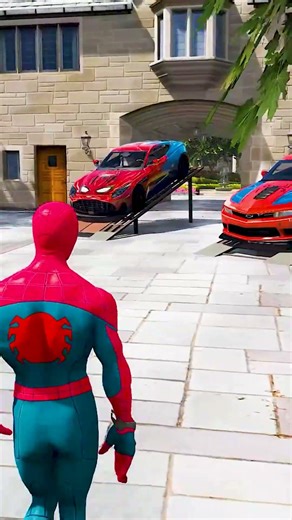 SPIDER-MAN IS TAKING HIS CARS OUT OF THE GARAGE | GTA 5 MODS