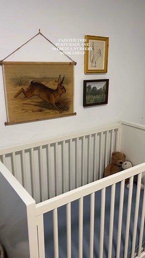 DIY Nursery Shelves Transformation | Neutral Nursery Decor Ideas