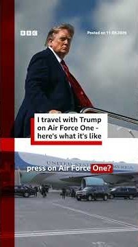 Trump secretly swapped planes due to Iranian threat. #BBCNews