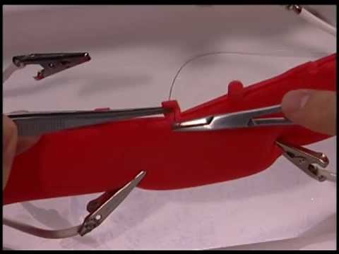 Figure 8 suture: Proper Technique Example 1