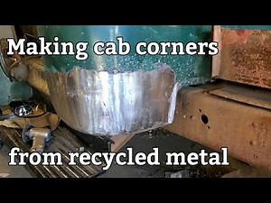 making cab corners from recycled metal