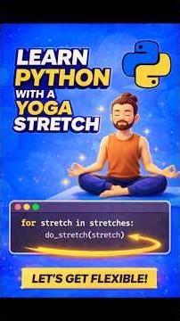 🐍🔥Learn Python with a Yoga Stretch program! 🧘‍♂️🔥 #shorts #viralvideos #viralshorts