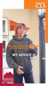 From Taiwan to Saddleback College! “Starting a new adventure at Saddleback College to chase my dreams.” ~ Simon Zhang Simon, originally from the lively city of Shenyang in Liaoning Province, China, is now exploring exciting opportunities here. His journey is just starting, and he's thankful for great professors. He's aiming to transfer to UC Irvine after majoring in Nursing Science. Simon also gives 3 helpful tips for international students: 1. Make new friends 2. Dive into American culture 3. F