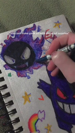 crayons are the best art supply…fight me #art #arist #crayons #crayonart #artsupplies #littleviolin