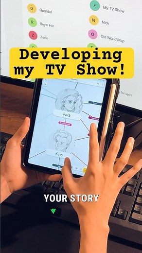 I’m developing my TV show using the @fortelling writing app! #storytelling