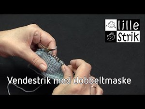 Vendestrik med dobbeltmaske