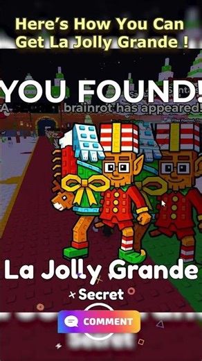 Where to Find the LA JOLLY GRANDE in Roblox – FIND THE BRAINROT 🔍😈😂 #roblox #shorts