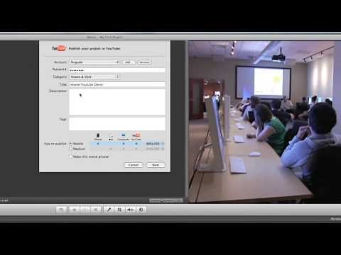 How to Upload iMovie to Youtube