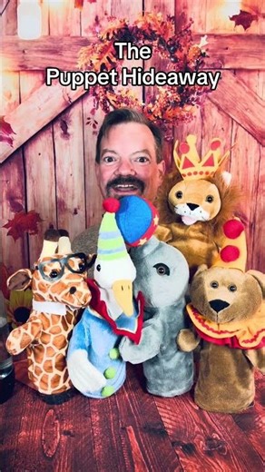 Puppet of the Day - Elephant Queen Glove Puppet - The Puppet Hideaway with Eric Thomsen #puppetfan