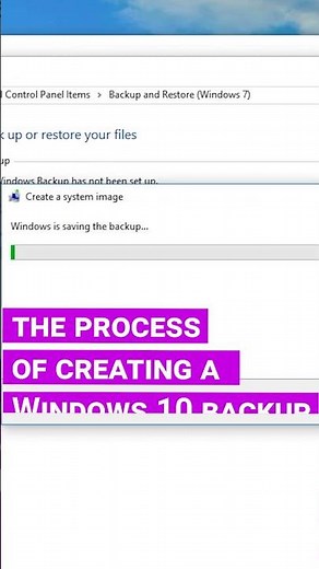 How to create an image to restore the system on Windows 10 #shorts #short #shortsvideo #shortvideo
