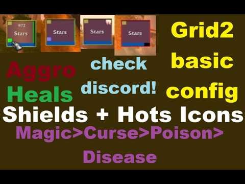 TBC Hardcore - Grid2 basic configuration - file for import in discord