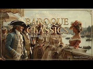 Baroque Classics | Royal Orchestral Masterpieces | Elegant Vivaldi & Bach Harpsichord Music