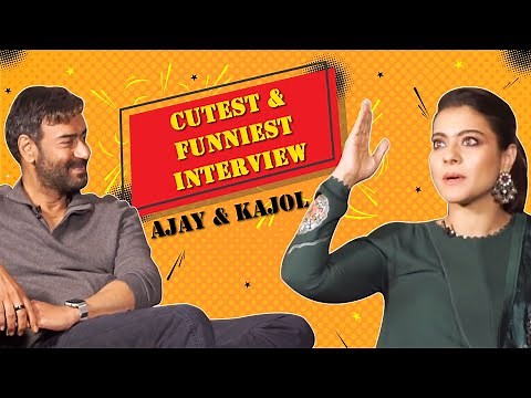 Ajay & Kajol's CUTEST & FUNNIEST INTERVIEW 😂 | Tanhaji | Mirchi Prerna