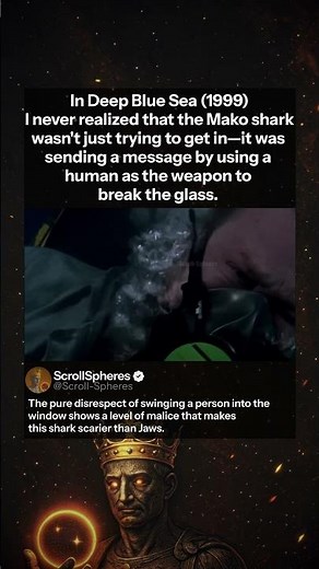 In Deep Blue Sea (1999) I Never Realized That The Mako Shark