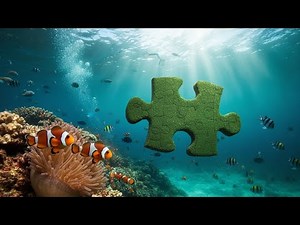 Challenging Jigsaw Puzzle Underwater Coral Reef Scene 👍🌊🧩 \\\\ ‪@funpuzzle1122‬