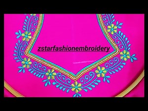 Machine work blouse designs !#zstarfashionembroiderydesigne #art #embroidery #youtubevideo
