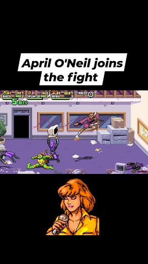 April O'Neil joins the fight #tnmtshredderrevenge #tmntmikey #tmntedits #TMNT #tmntgame #tmntapril | Gameovernc