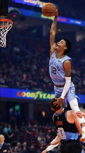 Ja Morant's INSANE Dunk Over Big Men! (Viral Highlight)