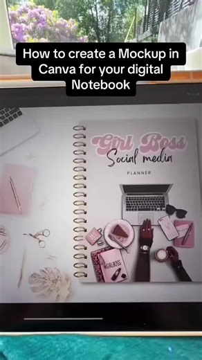 Create Stunning Mockups in Canva for Digital Notebooks