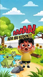Oh tidak! ibu kodok nya datang. #bololo #shorts #keroppi #kodok