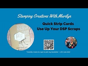 Quick & Easy Strip Cards with Designer Paper | Woven Textures Card Ideas