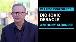 Anthony Albanese has slammed the federal government for issuing Novak Djokovic with a visa in the first place, saying the entire episode has been internationally embarassing for Australia. | ABC News