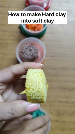 How to make Hard Clay into Soft Clay 💞 | Hard Clay to Soft Clay – Simple DIY Hack
