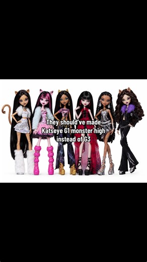 In my opinion g1 looks better #katseye #monsterhigh #KATSEYE #viral #fyp