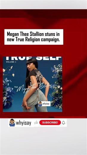 Megan Thee Stallion's posein True Religion’s Spring 2026 is killing🔥👖✨ #shorts #viral #trending