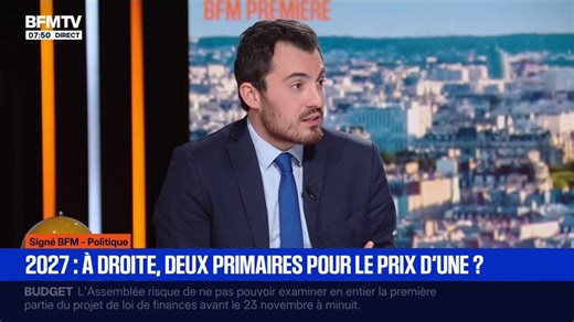 SIGNÉ BFM - Élection présidentielle: deux primaires pour le prix d'une à droite?