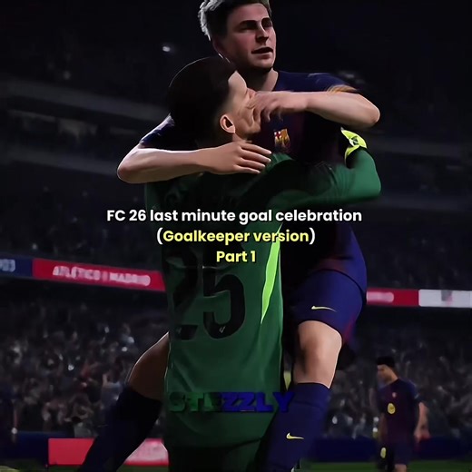 “Goalkeeper last minute goal celebration🔥🧤”#fc26 #celebration #edit #fyp #viral