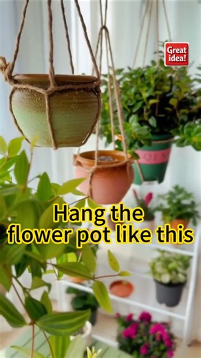 DIY Rope Hanging Planter 🌿 Strong, Stylish & Totally Free!
