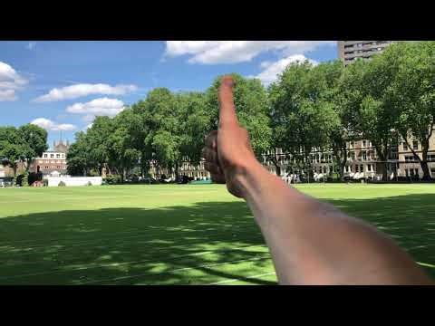 How to estimate the height of a tree using your thumb