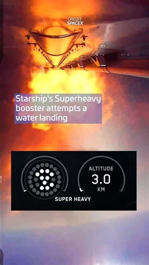SpaceX Booster Fails To Land On Target... #spacex #starship #space #rocket